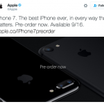 Apple Announces New iPhone 7 via Tweet – Accidentally?